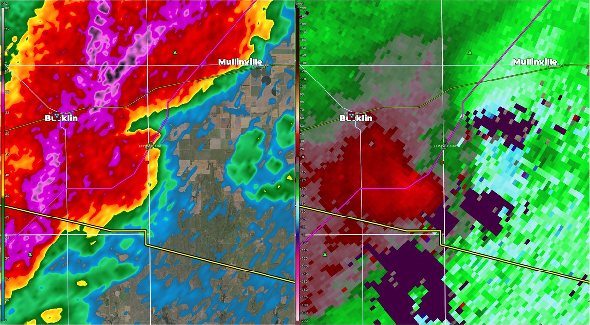 weathertrackus's tweet photo. Circulation recycling SE of #Bucklin, KS. #kswx
Watch our live coverage:
https://t.co/pHzH1n6xKo https://t.co/65KikzJ8EX