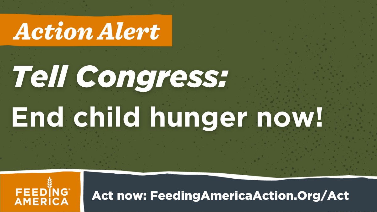 🍎🥛 DYK children consume up to 50% of their total daily calories at school during the school year? 

But when school is out for summer, millions of kids who rely on school breakfast and lunch miss out on those meals. 

⚠️ Congress needs to ACT NOW: bit.ly/3ke2uuh