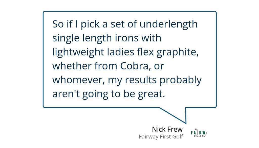 fairwaynick's tweet image. As I write this article, i find myself thinking what I would do when (inevitably) I get another set of single length irons.

Read the full article: Pinhawk vs Cobra vs ?: Best single Length Iron choice
▸ lttr.ai/oFn2

#SingleLengthIrons #SingleLengthSet