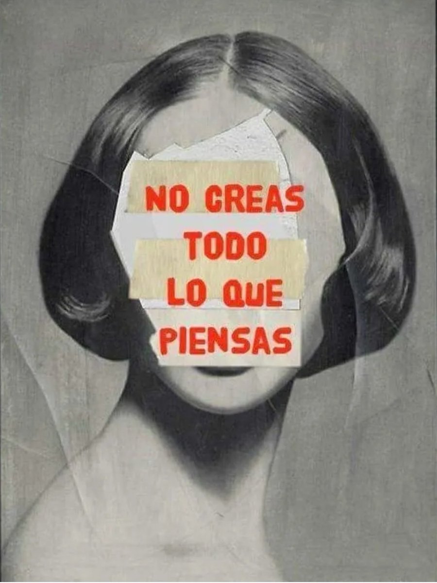 FearEconomist's tweet image. "No creas todo lo que piensas"