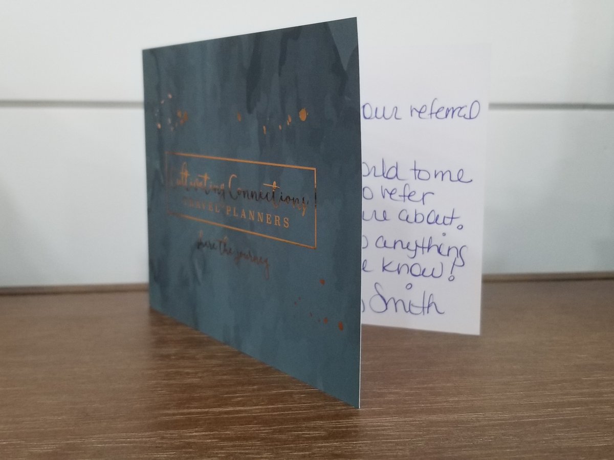 Do you write a #ThankYou card each time you receive a referral?✍️ If not, I strongly encourage you to start!! If you’re wondering what to write, then take a quick listen to episode #052 on the Roadmap to Grow Your Business #podcast. staceybrownrandall.com/52