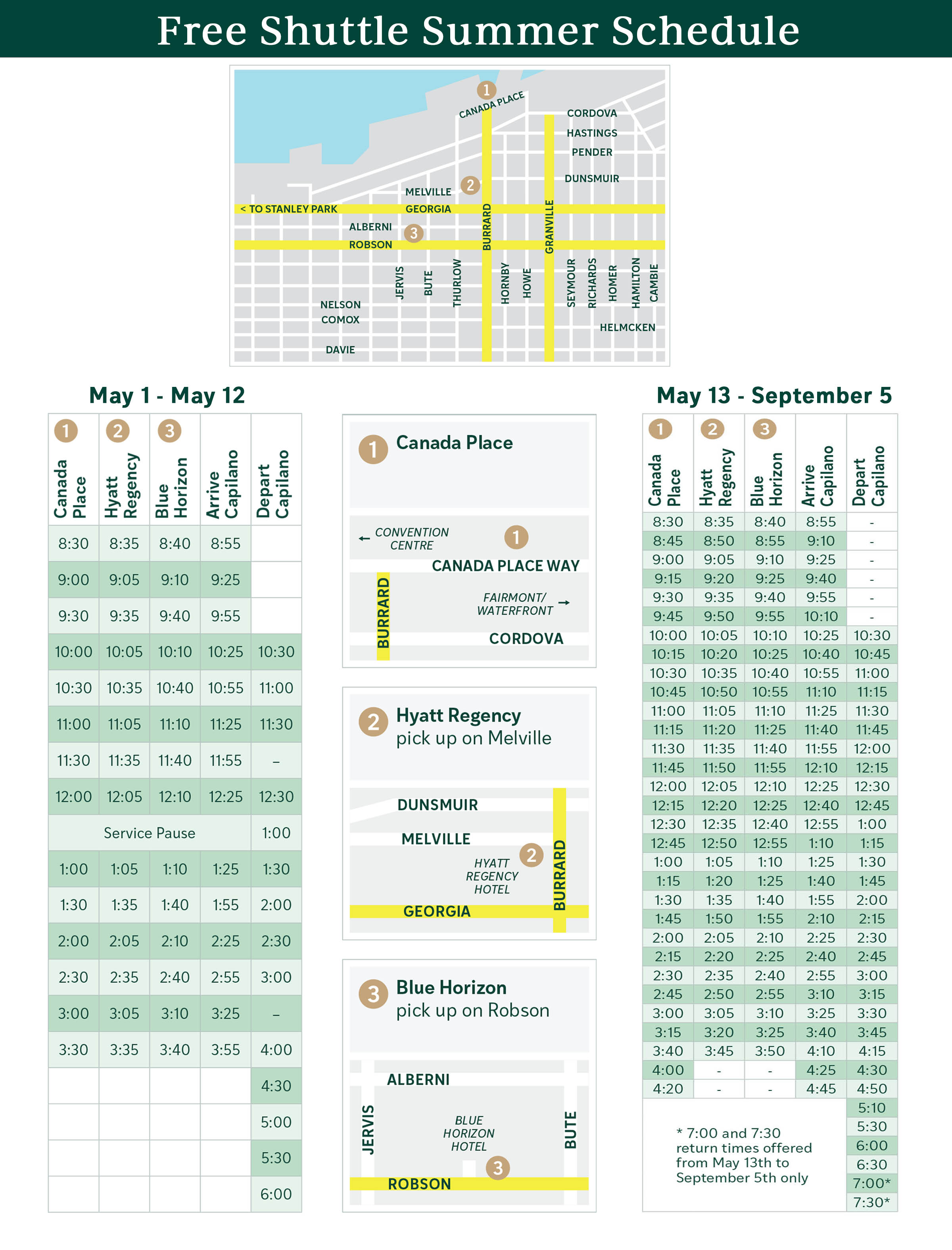 capshuttle on Twitter: "Hello May! Our Full schedule for Spring and