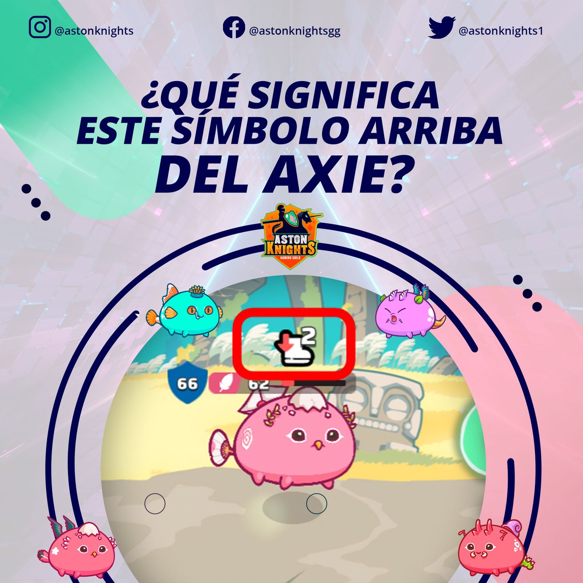 astonknights1's tweet photo. #AxieTrivia
Que significa este símbolo encima del #Axie ?
👇👇👇🤔🤔🤔

#AxiInfinity #trivias #AstonKnights https://t.co/FWkGC7rqQK