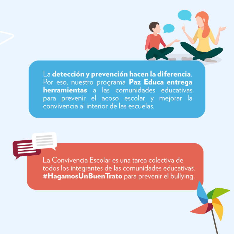 FPCIUDADANA's tweet photo. 🟣Hoy es el Día Internacional contra el #Bullying, y desde nuestro programa Paz Educamos queremos invitarles a sumarse a la conversación acerca de los riesgos que puede traer el acoso escolar🏫. #Hagamosunbuentrato