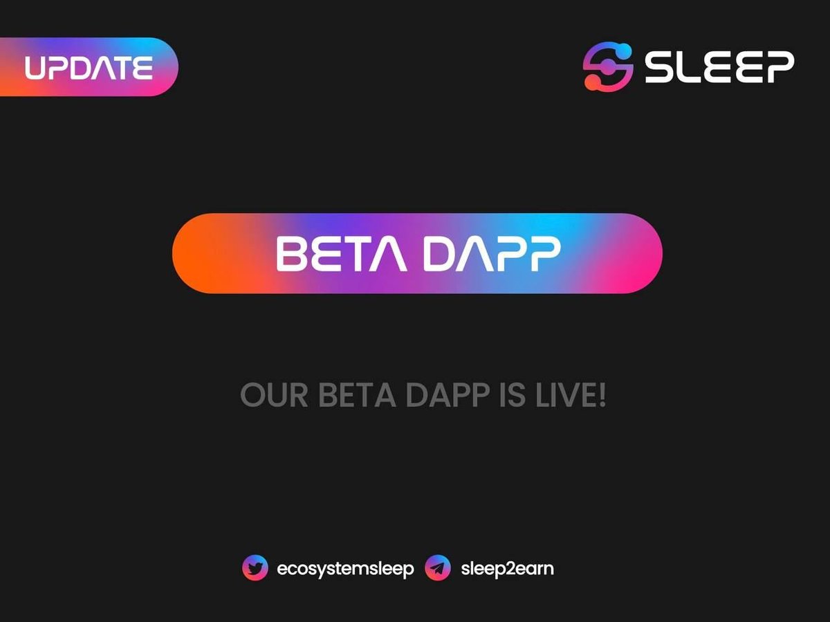 Sleep Ecosystem tweet media