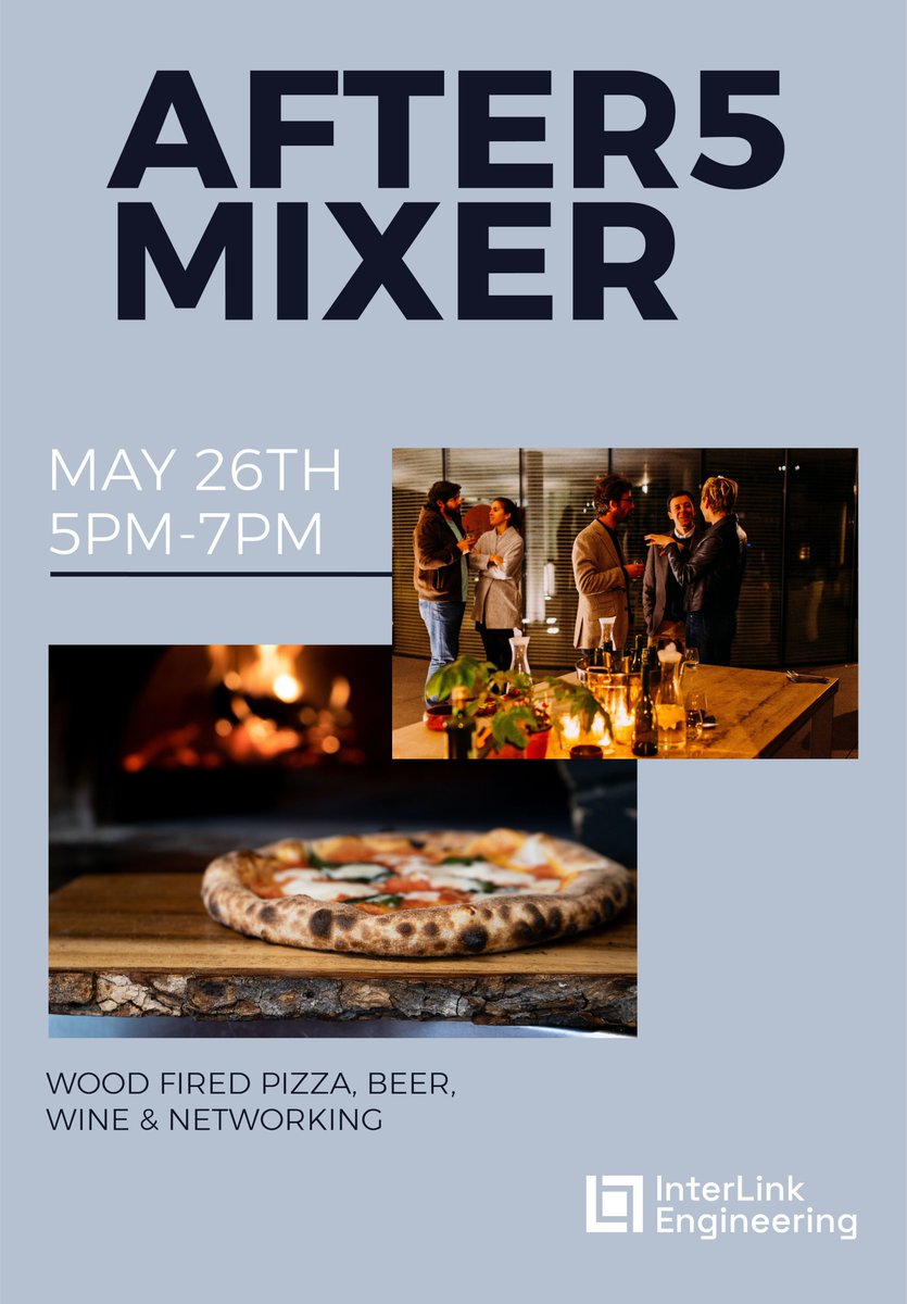 CLEAR YOUR CALENDARS!

We are proud to announce that we will be hosting this month's After5 Tech Mixer with AZ Tech Council. Stay tuned for more updates!
Signup to be the first to know!
interlinkengr.com/newsletter
#networking #Engineering #event #Phoenix