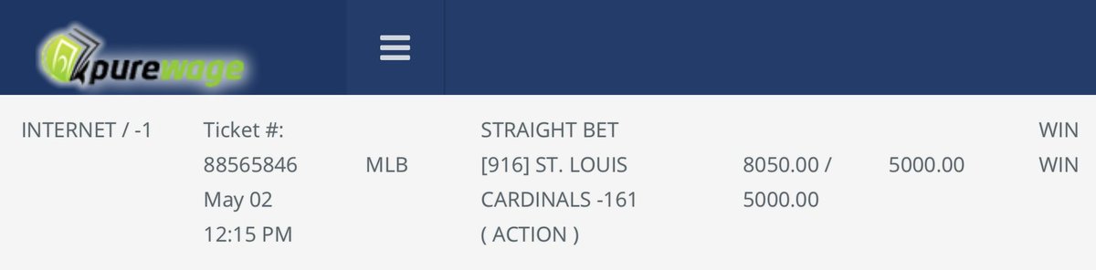 TheRightSideLLC's tweet photo. 5/2/22 #MLB WHALECITYMAX SUPERMAX SUPERLOCK MAXBOMB COLLAB BLOWOUT WINNER @WiseGuyBets87 !!! #InfoWINS 

#STLCards   
⚾️CARDINALS ML💰💰💰
#STLCards  

🚨LIKE/RETWEET &amp; we will send you tonight’s WHALECITYMAX SUPERMAX SUPERLOCK MAXBOMB COLLAB LOCK🐳 https://t.co/MOfBZpTuoJ