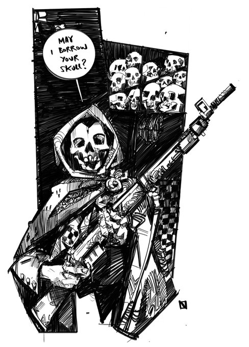 Colin the skull collector. 