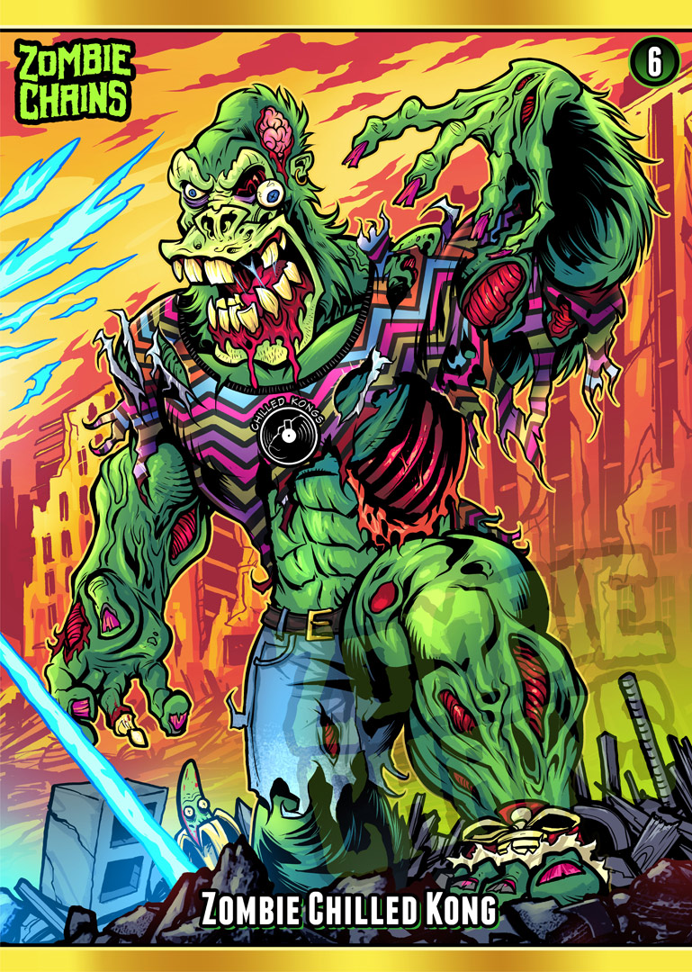 I wonder if he ate a banana that was expired... 

#ChilledKongs 🤝 <a href="/ZombieChains/">Zombie Chains</a>