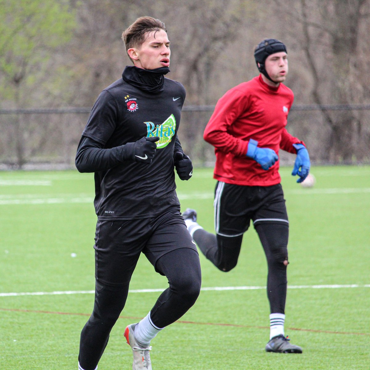 MenaceSoccer94's tweet photo. Our 𝟐𝟎𝟐𝟐 campaign kicks off this weekend and our boys are hard at work! 🤩

#UpTheMenace | #DefendDesMoines https://t.co/bnnewLszTC