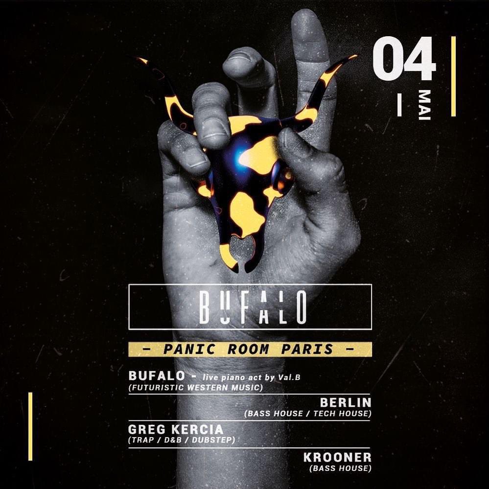 First Gigs on Wednesday Parisian night at Le Panic Room (Bastille) alongside a team of insane DJ's: <a href="/bufalomusic/">Bufalo / bufalomusic.eth</a> , <a href="/kroonermusic/">Krooner</a> , Thomas Berlin &amp; <a href="/GregKercia/">Greg Kercia</a>  ! <a href="/valentin_btc/">Valentin Bouteculet</a> will bring some piano vibes during on Bufalo set aswell ⚡️Entrée gratuite les parisiens!

#paris #party