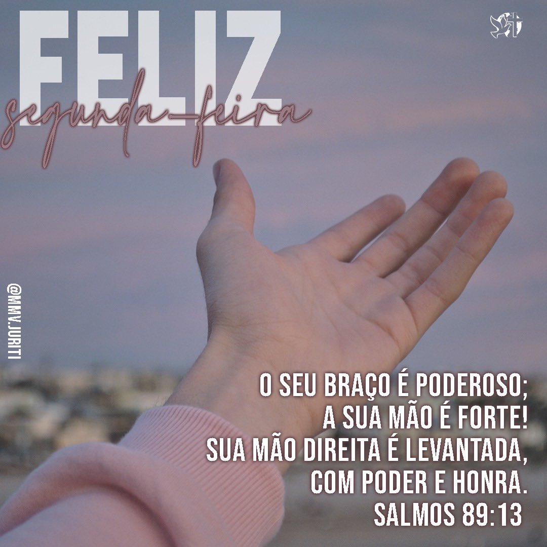 Feliz Segunda-feira! Que está semana seja a melhor de nossas vidas até então.