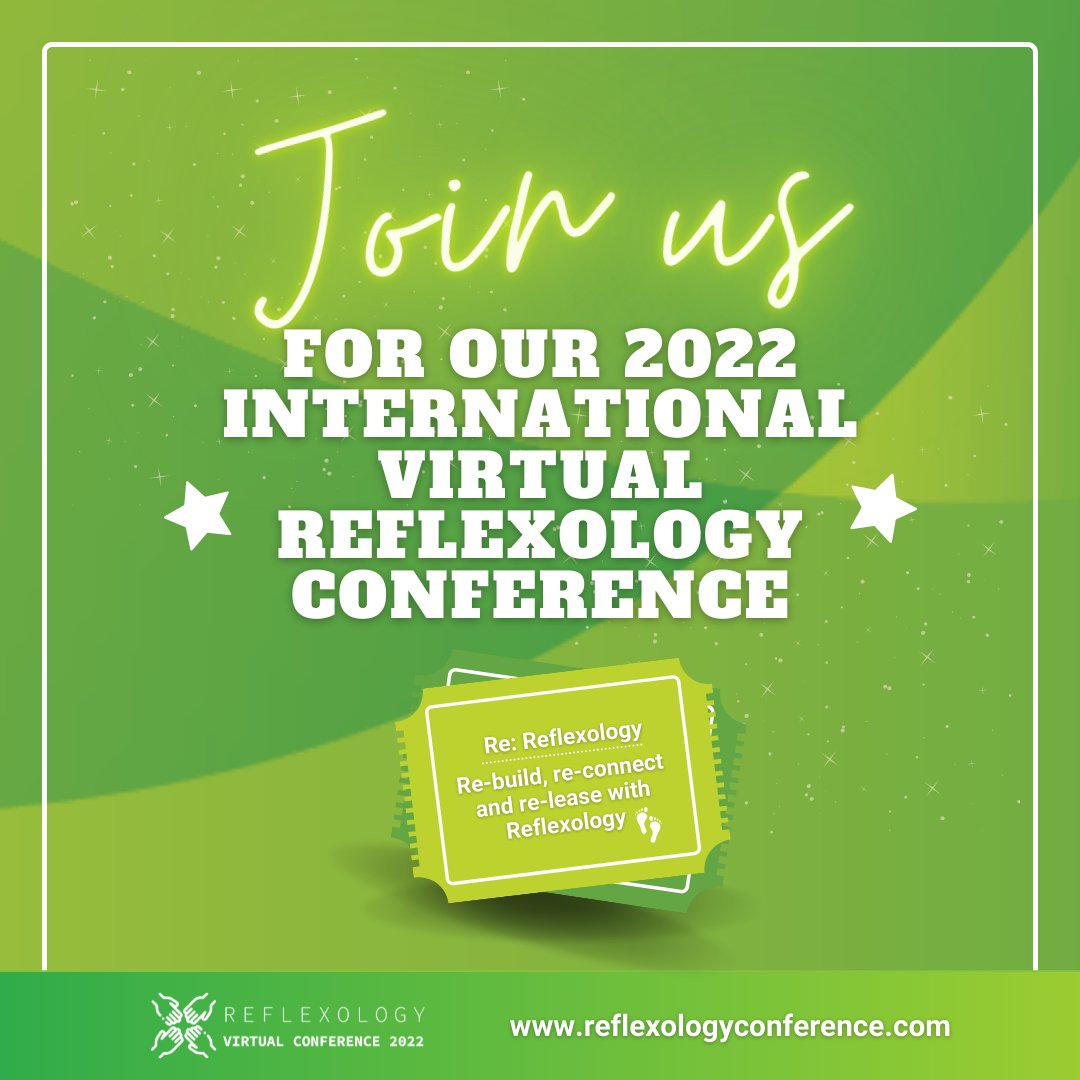 ReflexologyCan's tweet photo. 🎉Registration for our 2022 International Virtual Reflexology Conference is now open!
.
https://t.co/ejtpBRAbge
#reflexology #conference #reflexologyconference2022 https://t.co/k1FIqVDQSD