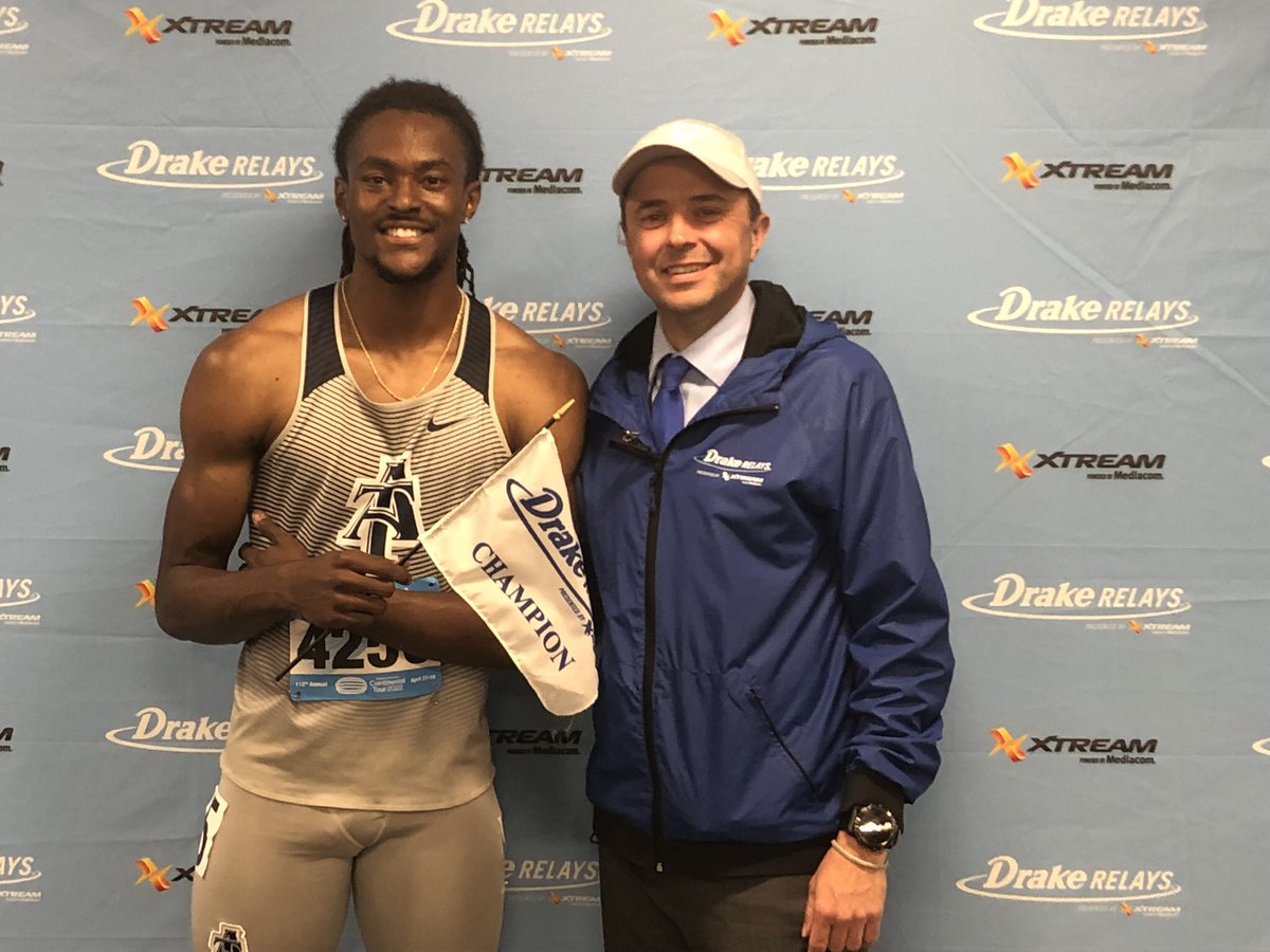 Olympic medalists headline <a href="/DrakeRelays/">Drake Relays</a> outstanding performers
▶️2x #Gold medalist🥇#DalilahMuhammad ran world leading time en route to meet record in women’s 400 hurdles @ 53.88
▶️#Gold medalist🥇 <a href="/jun1or_77/">Randolph Ross, OLY</a> <a href="/ncatsuaggies/">North Carolina A&T</a> sets records in men’s UD/CD 400 &amp; 4x100 relays