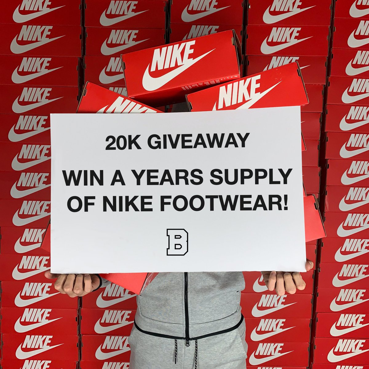 Win a Years Supply of Nike Footwear! 🚨 To enter: 1. RT this tweet 2. Follow @Bennetts_ Winner Announced 16th May 9PM - Good Luck! 🏆