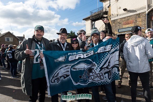 greenlegion's tweet photo. Our last International INVASION was our #LondonCalling2018 trip!

The NFL will announce the 2022 international games on Wednesday, will we be making the trip to Mexico City this year??

¡VAYA PÁJAROS!🦅🇲🇽 

#FlyEaglesFly #GreenLegion https://t.co/zqd1lFfCSI
