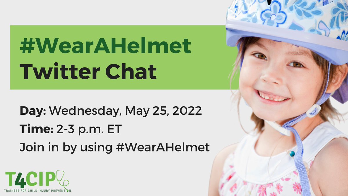 CIRPatNCH's tweet photo. Join #T4CIP in a few weeks on May 25 for their third Day of Action, all about bike helmets🚴Share messaging throughout the day using #WearAHelmet and participate in a Twitter chat from 2-3 p.m. ET using #WearAHelmet. https://t.co/1oBDG24UD2