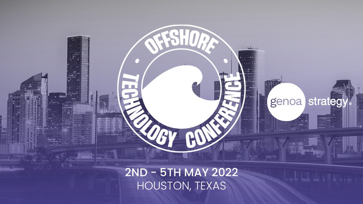 NEWS - This week, <a href="/AlanKinloch/">Alan Kinloch</a>, Founding Partner and <a href="/SaraMacauley/">Sara Macauley</a> Strategy Director Americas, are attending the Offshore Technology Conference in Houston, Texas. 
 
Find out more about our energy sector expertise: genoastrategy.com/energy-experts/ 
 
#b2b #business #energy #renewables