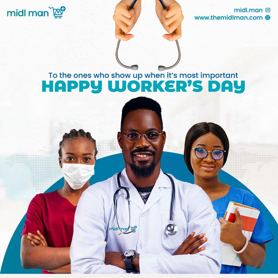 themidlman's tweet photo. We sincerely hope you’ve had a relaxed day as we honor all the workers who contribute tirelessly and provide services in all the different sectors, especially in healthcare, for without them, the country's growth and progress would not be complete.
Happy workers day! 
With Love, https://t.co/qIrEghoKwS
