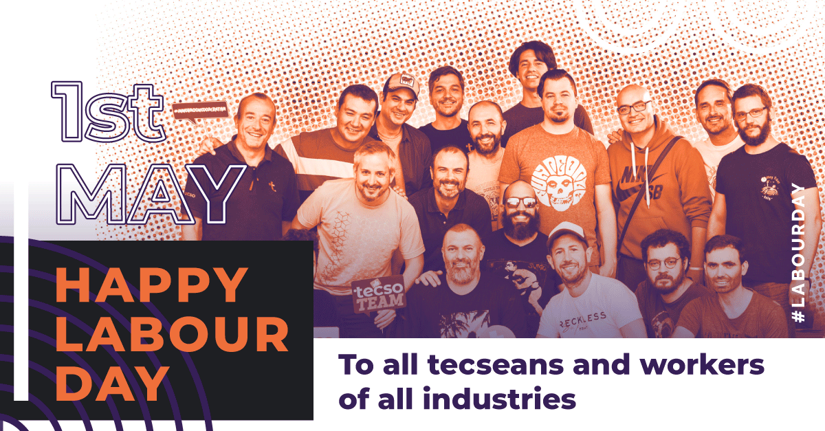 tecsocoop's tweet photo. All workers, especially our tecseans, have a happy Labour Day 👩💻👨💻
#labourday #teamtecso #tecsoexperience #diadeltrabajador #1demayo https://t.co/zlwdfBGOhI