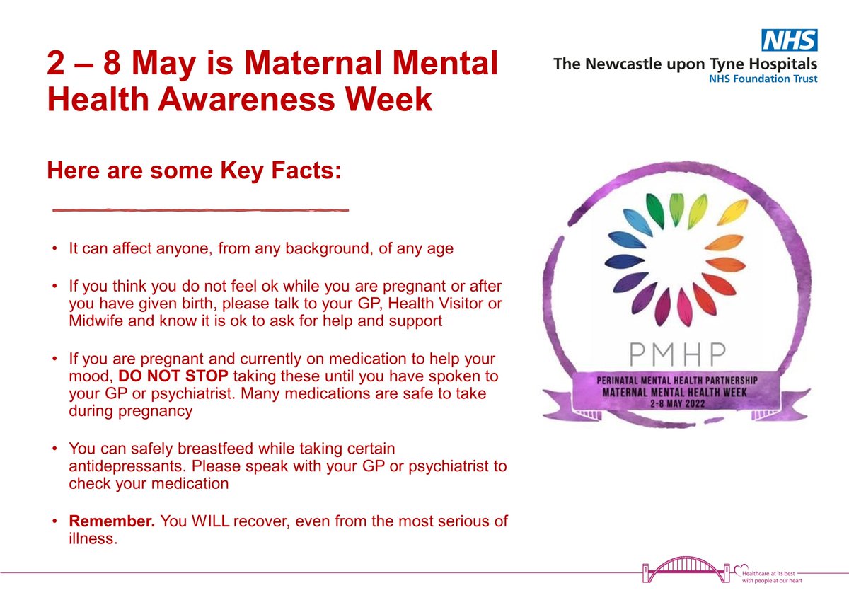 The theme for Maternal Mental Health Awareness Week 2022 is ‘The Power of Connection’. Midwives don’t just look after your bump, baby &amp; physical health - your mental health is just as important. Reach out to your midwife so they can help &amp; support you when you need it 💜