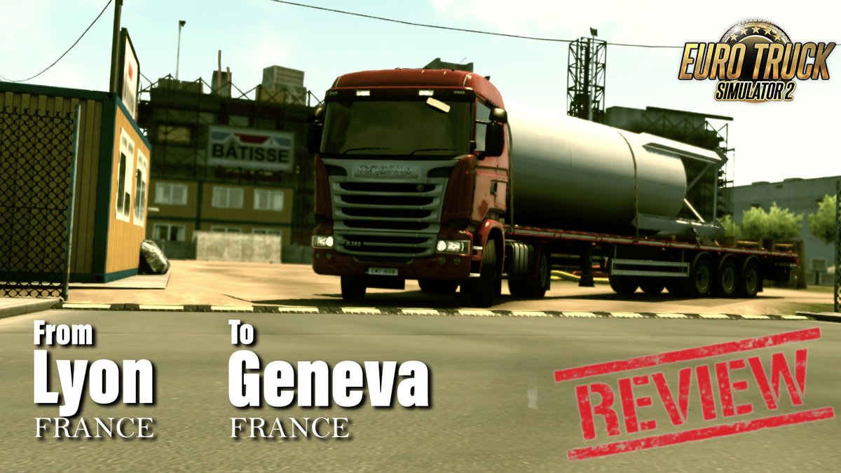 PigNoob1's tweet image. Review Map | Lyon / Bâtisse - Geneva / Tradeaux | CMT ETS2 youtu.be/oVndIsnbVwU via @YouTube
