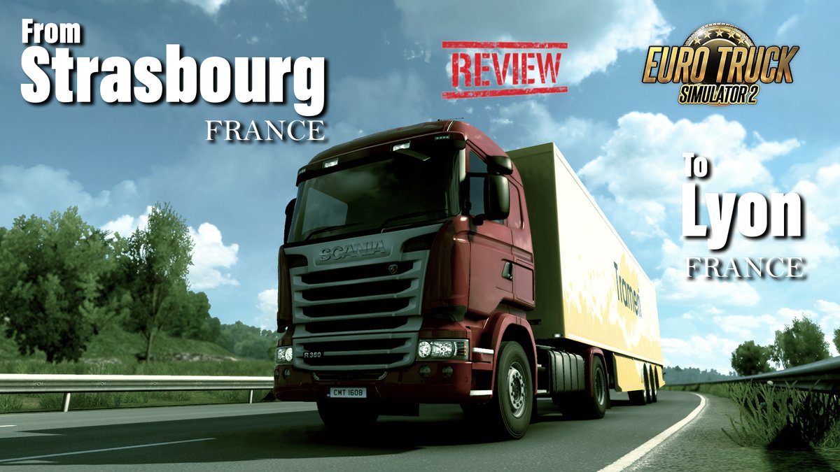 PigNoob1's tweet image. Review Map | Strasbourg / Trameri - Lyon / Tradeaux | CMT ETS2 youtu.be/vxWTJ96F6ZU via @YouTube
