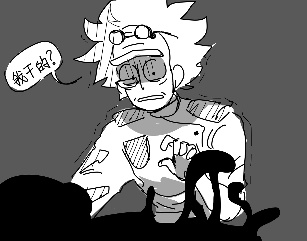 kreidxpriz's tweet image. LAB RICK 暴走的时候，通常都会被他的好朋友安定下来。他也是因为暴走而失去了自己的MORTY。

#labrick #rick #ricksanchez #surgeonrick #rickandmorty #ram #rnm