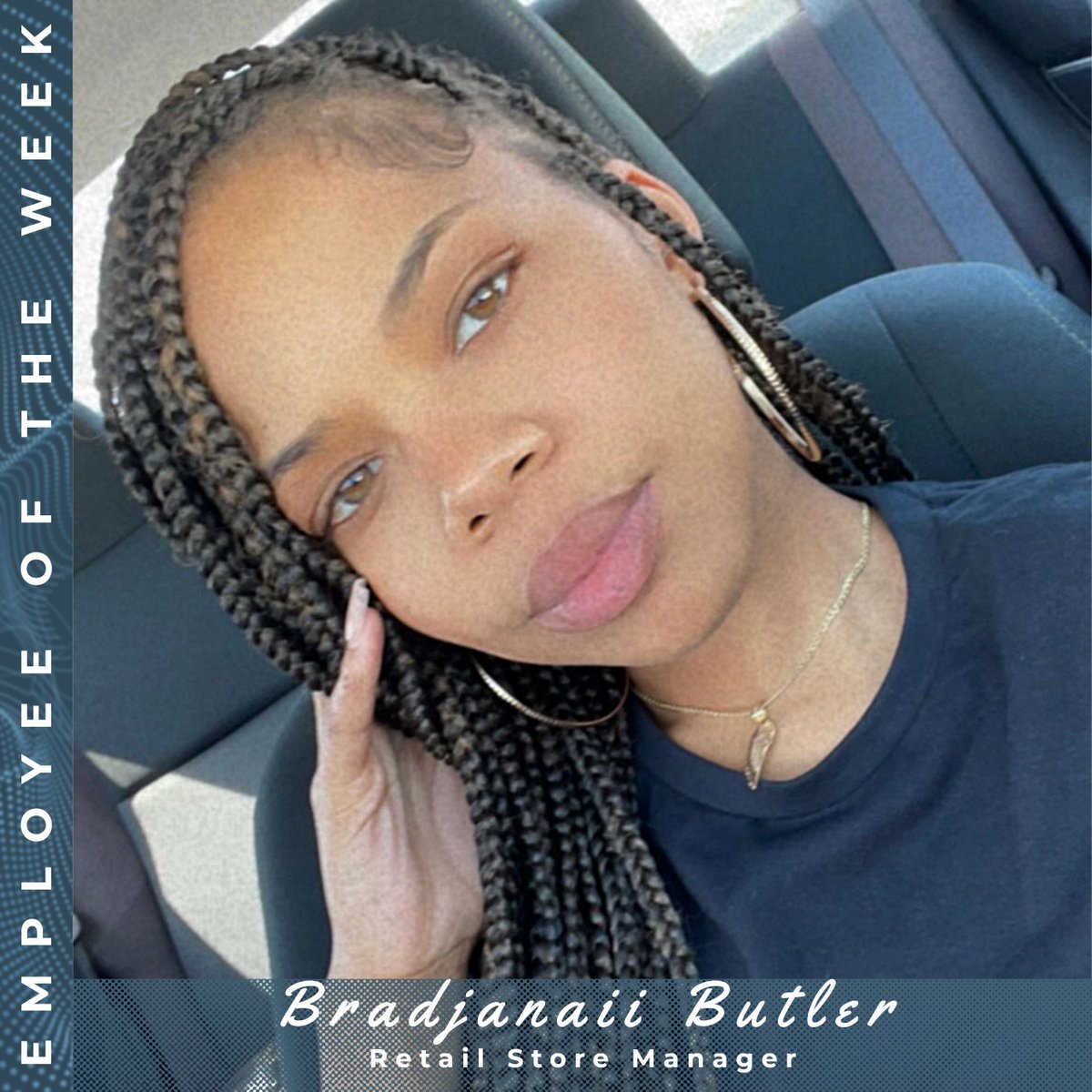 Happy Monday Express Family! 

We are excited to announce our #employeeoftheweek, Bradjanaii Butler 🎉

Congratulations Bradjanaii, you are a rockstar, and we appreciate you 👏
#employeeexperience #recognition #employeespotlight