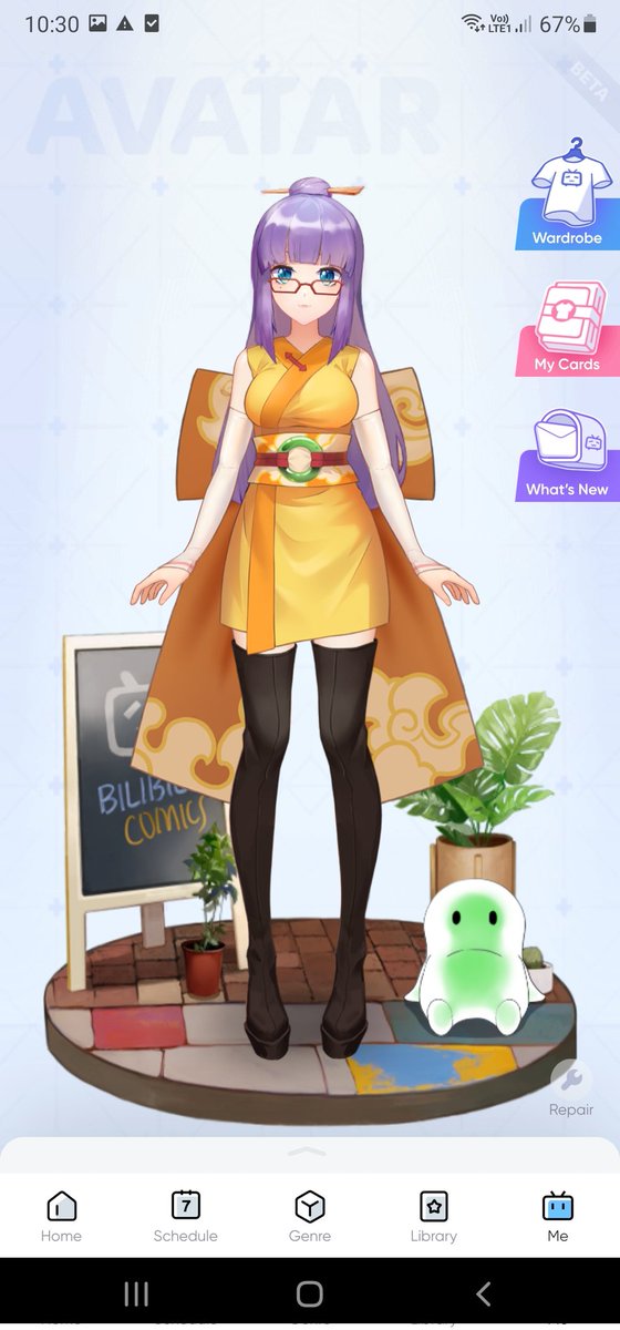 TwinkleStarsYZ's tweet image. #AvatarFun Dress up 12 #bilibilicomics