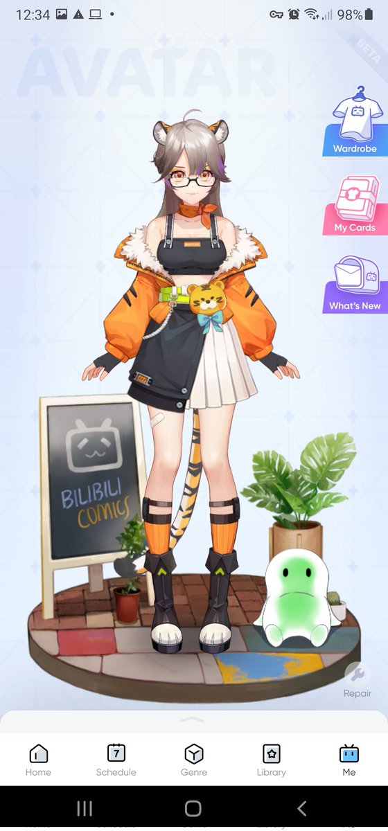 TwinkleStarsYZ's tweet image. #AvatarFun Dress up 13 #bilibilicomics