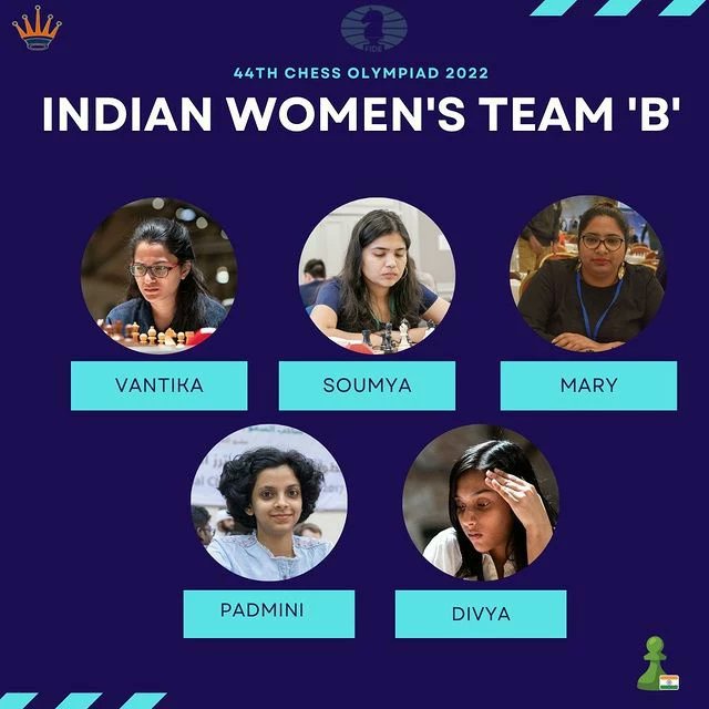 GradChess's tweet photo. Indian teams for the #FIDEChessOlympiad2022 announced! #ChessOlympiad2022!
Congrats and all the best๐ฅ
#chess #chesscom #chesscomindia #indianchess #olympiad #chessolympiad #chessolympiad2022 #Fidechessolympiad2022 #chesschamps #chessgrad #gakashchess
Credits : @chesscom_in https://t.co/CDXHQVxp9I