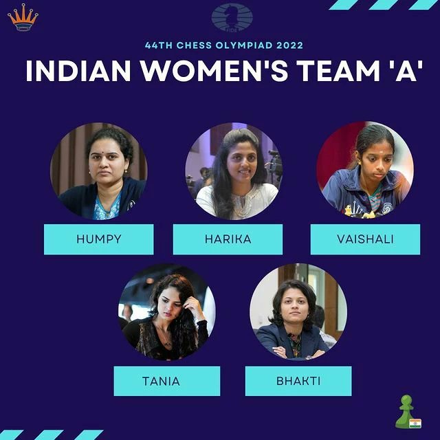 GradChess's tweet photo. Indian teams for the #FIDEChessOlympiad2022 announced! #ChessOlympiad2022!
Congrats and all the best๐ฅ
#chess #chesscom #chesscomindia #indianchess #olympiad #chessolympiad #chessolympiad2022 #Fidechessolympiad2022 #chesschamps #chessgrad #gakashchess
Credits : @chesscom_in https://t.co/CDXHQVxp9I