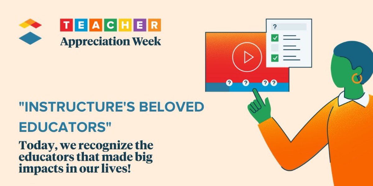 Today, we share some love from our <a href="/instructure/">Instructure</a> family to some of our most beloved educators! #Instructure #CanvasFam #TeacherAppreciationWeek infl.tv/kQyO
