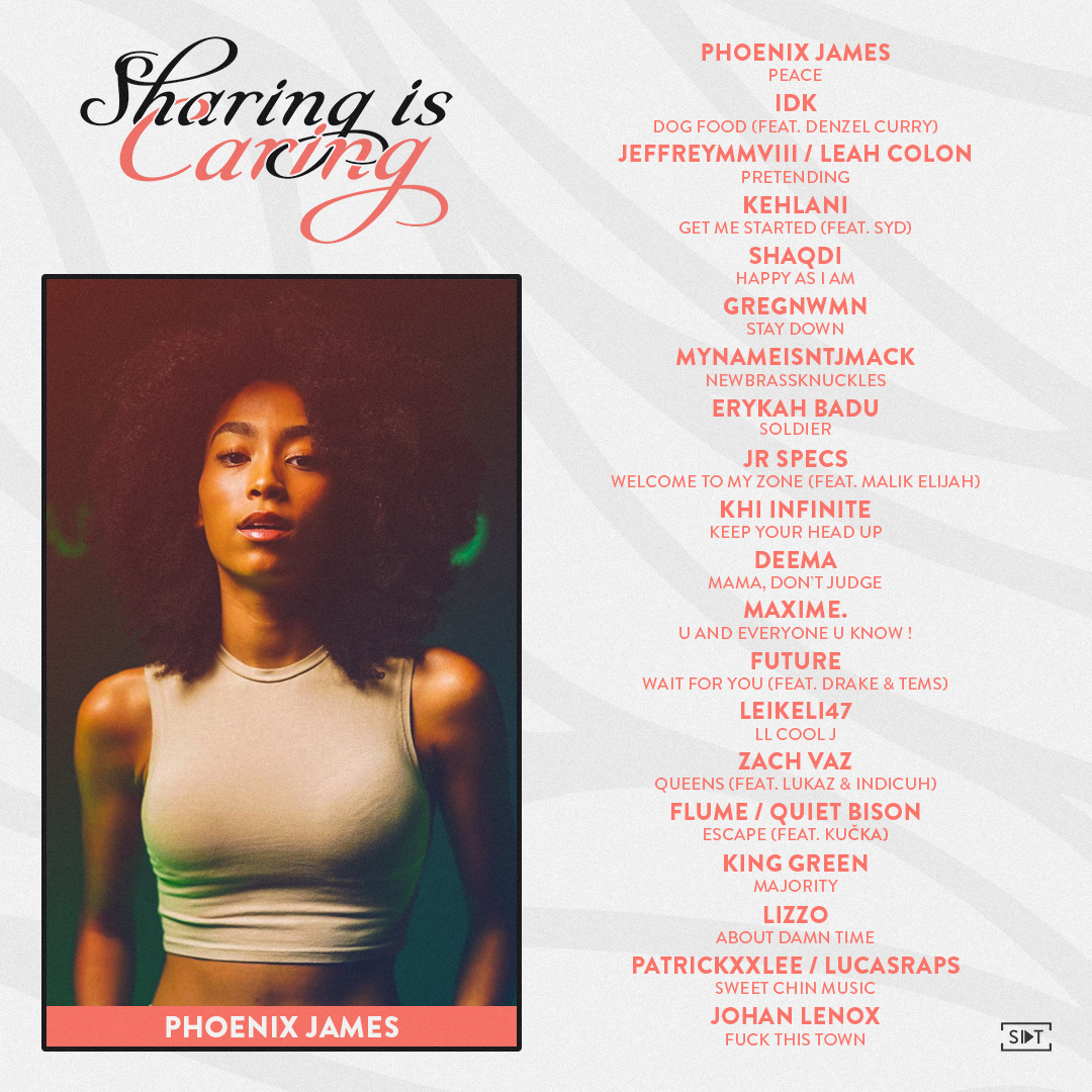 Show & Tell (@letsshowandtell) on Twitter photo Update 177 of the #SharingIsCaring playlist on Spotify 🤝🎶
Featuring:
@xPhoenixJames
<a href="/IDK/">IDK</a>
<a href="/mynameisntjmack/">mynameisntjmack</a>
<a href="/maximemusic_/">maxime.</a>
<a href="/johanlenox/">Johan Lenox</a>
<a href="/JRSPECS_/">JR SPECS 👓</a>
<a href="/khiinfinite/">KHI INFINITE</a>
@leikeli47
<a href="/shaqdiofficial/">Shaqdi</a>
<a href="/kinggreen/">King Green</a>
+ More
Bump the collection here ⏯️ spoti.fi/35exshv Update 177 of the #SharingIsCaring playlist on Spotify 🤝🎶
Featuring:
@xPhoenixJames
<a href="/IDK/">IDK</a>
<a href="/mynameisntjmack/">mynameisntjmack</a>
<a href="/maximemusic_/">maxime.</a>
<a href="/johanlenox/">Johan Lenox</a>
<a href="/JRSPECS_/">JR SPECS 👓</a>
<a href="/khiinfinite/">KHI INFINITE</a>
@leikeli47
<a href="/shaqdiofficial/">Shaqdi</a>
<a href="/kinggreen/">King Green</a>
+ More
Bump the collection here ⏯️ spoti.fi/35exshv