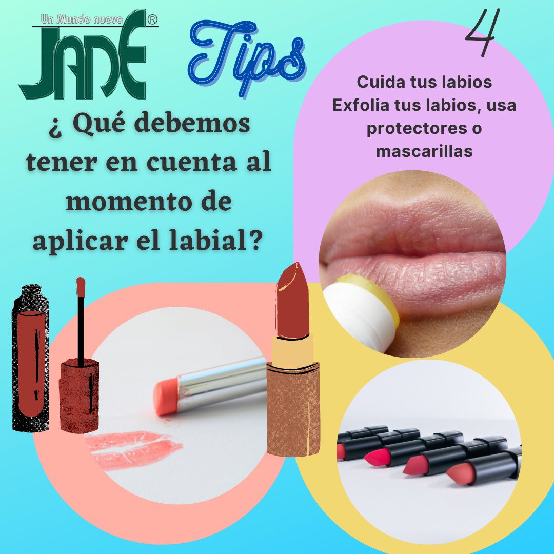 jadeenlinea's tweet photo. Tips del labial. 💄💋                              👉🏻 Accede a nuestro folleto en            https://t.co/slnMpLqWsu                                       #belleza #maquillaje #labial #tutoriales #tips #jadevenezuela #jadeenlinea https://t.co/MqbiQE6c8N
