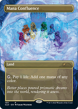 Thanks to AD <a href="/sourfruitjunkie/">Steph 章明霞</a> I'm a Magic: The Gathering artist now on the Pride Across the Multiverse Secret Lair!

Mana Confluence
17x21"
Gouache