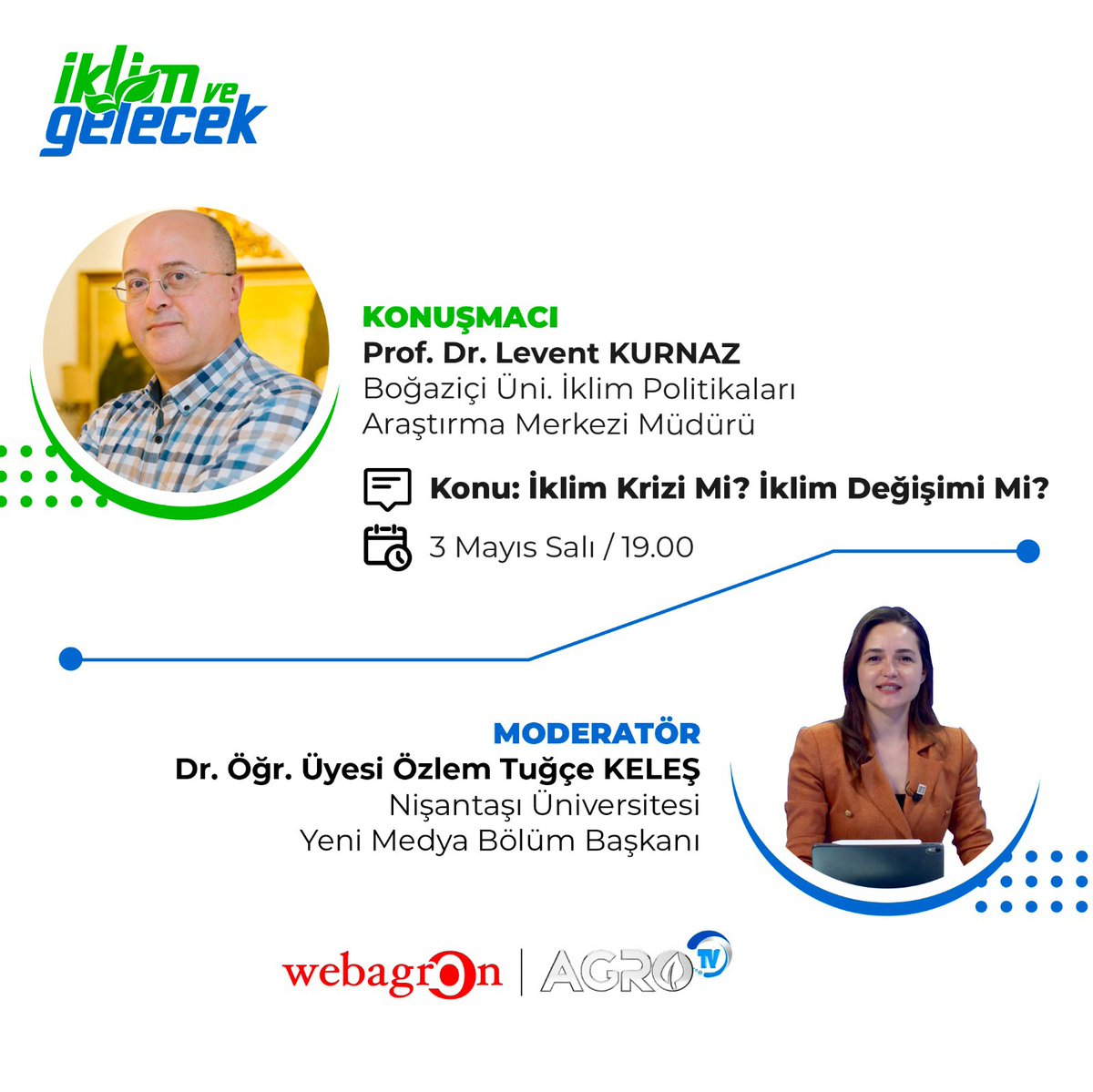 webagron's tweet photo. 🌱 İklim ve Gelecek
🗓️ 3 Mayıs 2022 - 19.00
📺 AGRO TV
📲 AGRO TV ve WEBAGRON Sosyal Medya Kanalları
🌐 https://t.co/kW88yBa063
#webagron #agrotv #valagro #valagrotürkiye #iklimvegelecek @agrotvturkey @ValagroTurkey @ozlemtugcekeles @leventkurnaz https://t.co/K4MqdWf0l8