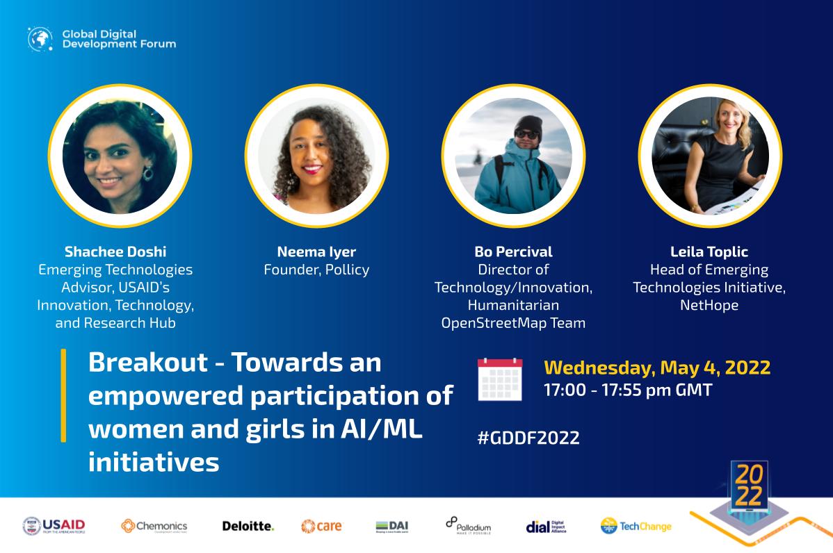 NetHope (@nethope_org) on Twitter photo Join us on May 4 at 1:00 PM – 2:00 PM ET / 17:00-18:00 GMT at the Global Digital Development Forum for a panel discussion focused on gender equitable AI. digitaldevforum.course.tc <a href="/USAID/">USAID</a>, @Pollicy, @HOT #responsibleai #ai Join us on May 4 at 1:00 PM – 2:00 PM ET / 17:00-18:00 GMT at the Global Digital Development Forum for a panel discussion focused on gender equitable AI. digitaldevforum.course.tc <a href="/USAID/">USAID</a>, @Pollicy, @HOT #responsibleai #ai