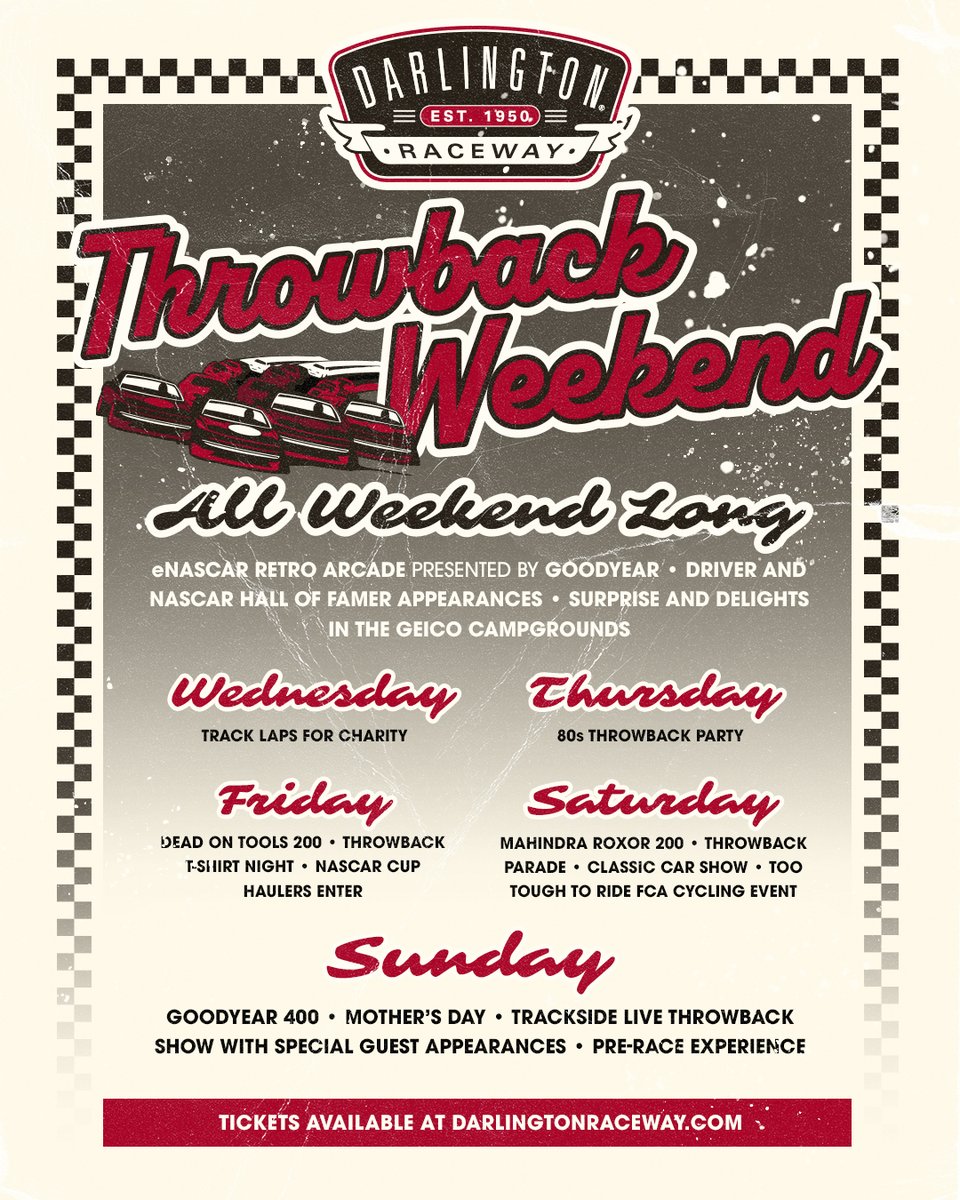 Darlington Raceway tweet media