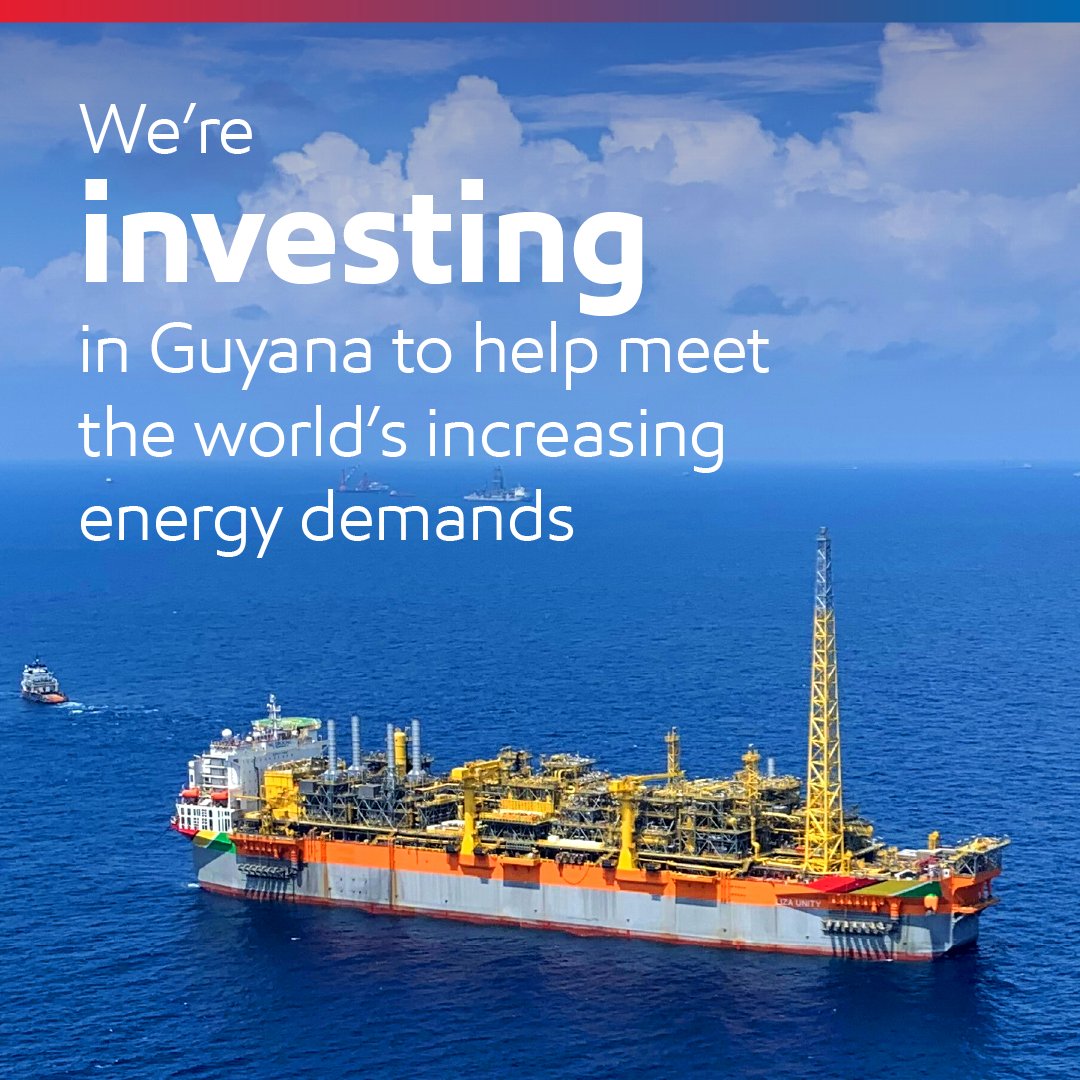 We raised our recoverable resource estimate for offshore Guyana after three new discoveries. With five total discoveries in Guyana so far this year, we’re working to supply the energy the world needs while advancing alternate energy innovations. exxonmobil.co/3OKFW2l