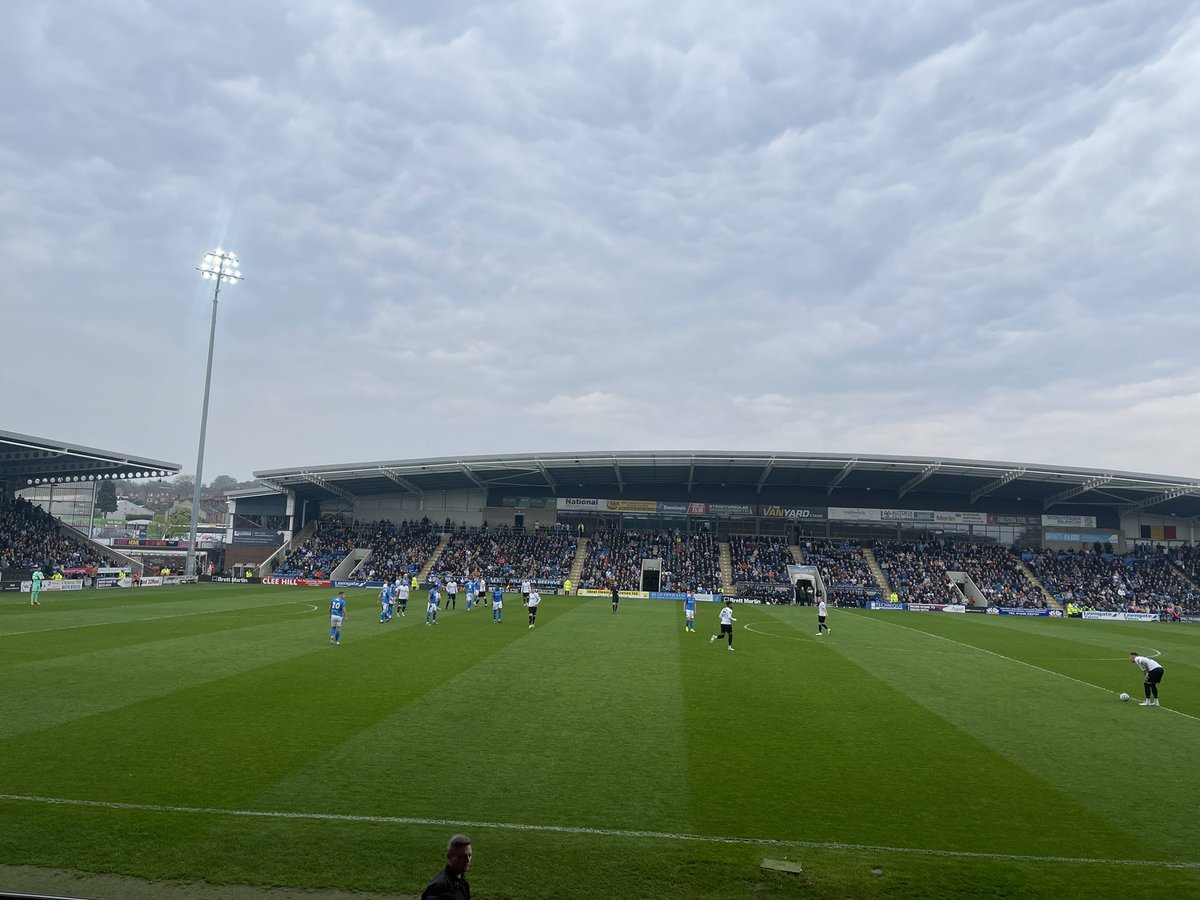 Lesley_CFC's tweet image. I knew when I fell in love with @ChesterfieldFC over 30 years ago that we would never be a big club in the top flight but it’s the hope that kills you… 6am start next Saturday and I wouldn’t have it any other way… My team for life ⚽️💙💙 #Spireites #TwoToGo