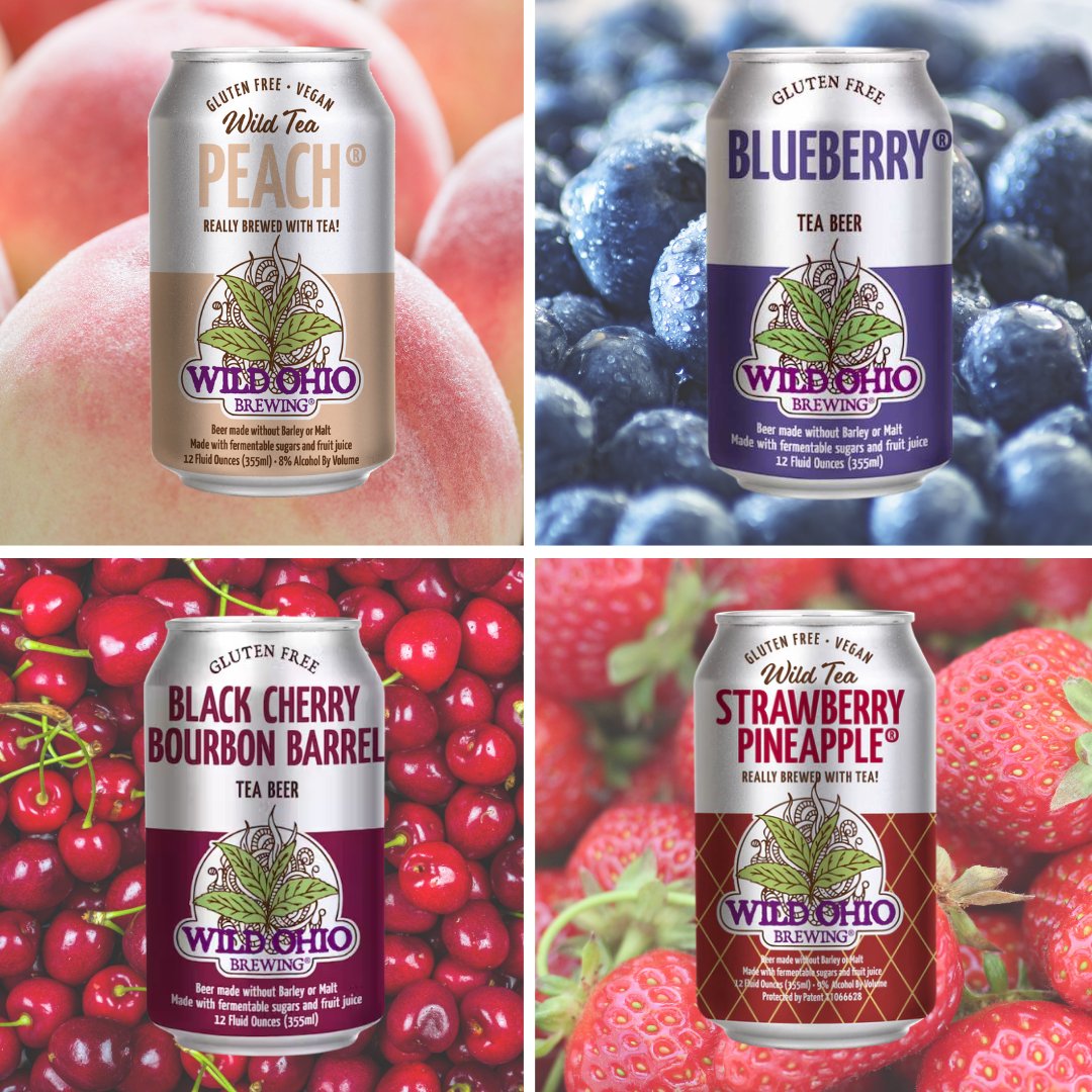 BevDistCLE's tweet photo. What's your favorite @wildohiobrewing flavor? 🍑🍒🍓🍍
#bevdistcle #cleveland #localohio #teabeer #drinklocal https://t.co/TKcnZSvlmm