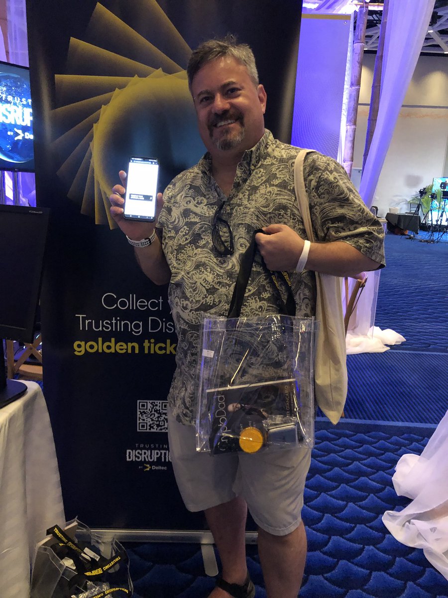 TrustDisruption's tweet photo. A huge congratulations to our lucky NFT winners from the #TrustingDisruption booths at #CryptoBahamas 🎉 https://t.co/BAkYOHlHxN