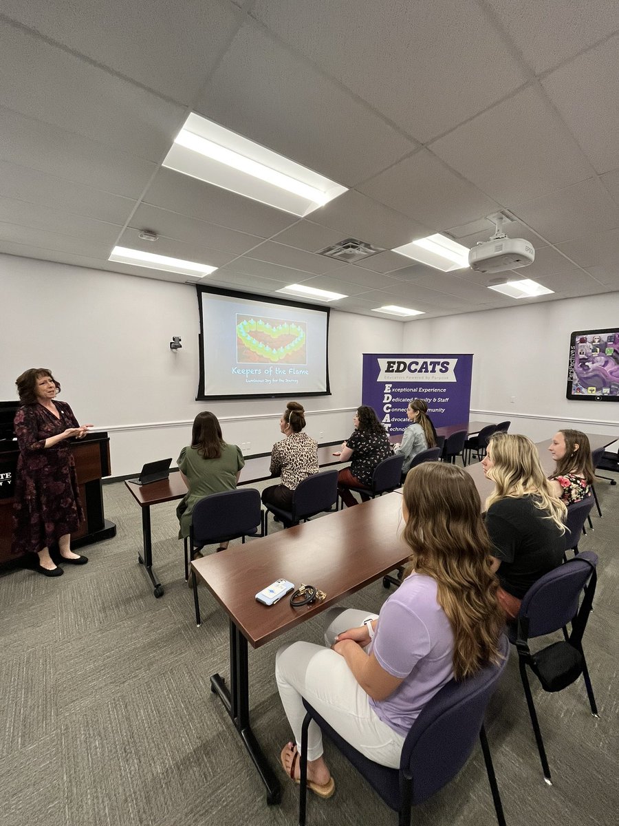 “You bring your whole self to this.”
Such a true statement delivered by Dr. Vicki Sherbert during her presentation on the Luminous Joys of Teaching. We were so happy to welcome our new members last night at initiation!