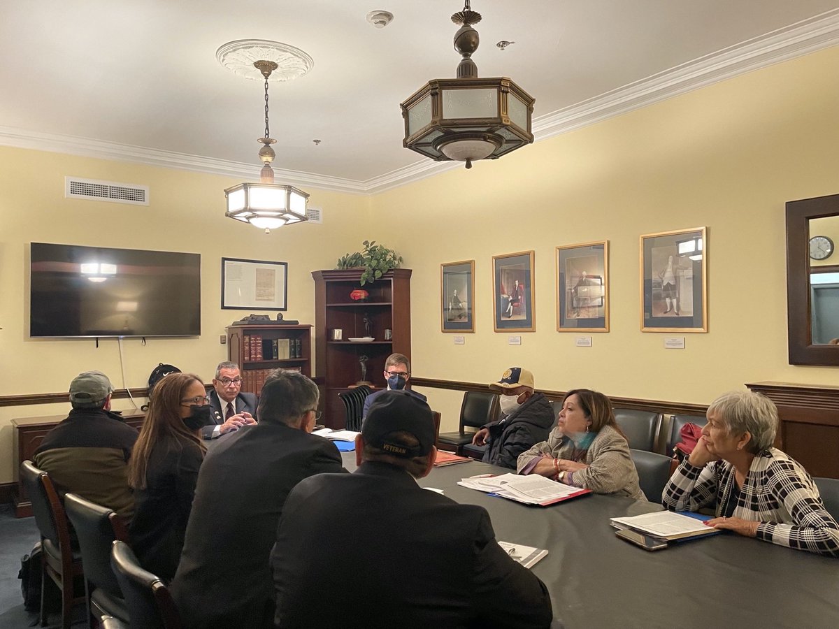 PRFAA's tweet photo. #PRFAAWeekRecap
Last week, the PRFAA team joined a group of veterans and visited the @DeptVetAffairs to discuss access to more resources and how PRFAA can continue being a bridge to better serve the veteran community. (1/2) https://t.co/0jvd3zY7ZG