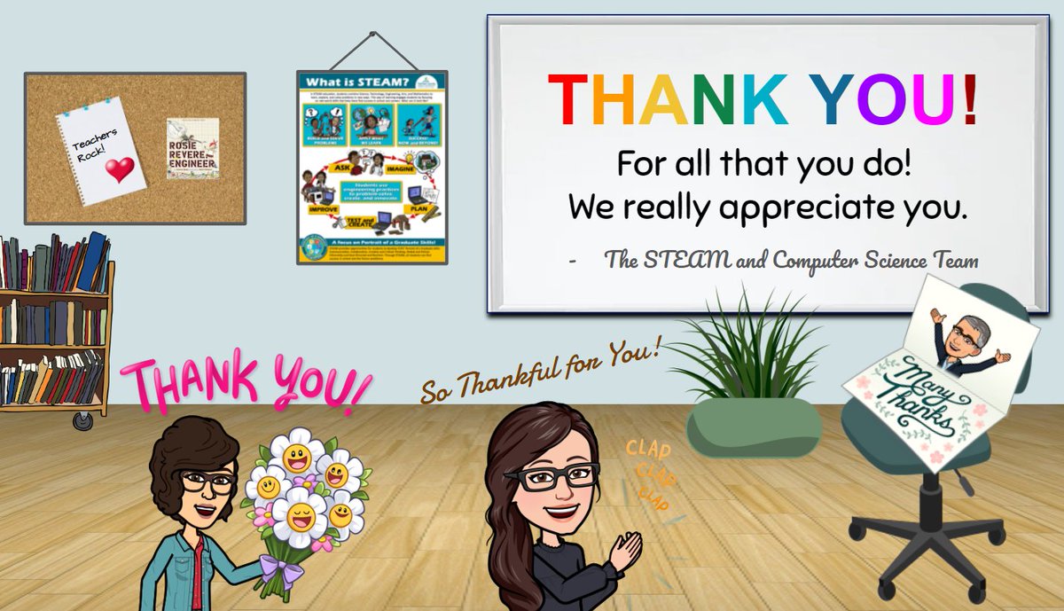 Teachers, we appreciate you! Thank you for all that you do for our <a href="/fcpsnews/">Fairfax Schools 🌟</a> students. #CSinFCPS #FCPSSTEAM