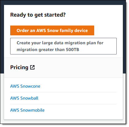 jeffbarr's tweet photo. New for #AWS Snow Family - Large Data Migration Manager to plan, track, and manage jobs from 500 Terabytes up to Petabytes - https://t.co/D15NIbZNqd https://t.co/WDwu3FQerj