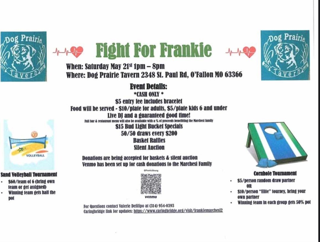 fznhockeyclub's tweet photo. Please share! Fundraiser Benefit for Frank Marchesi 💚💛💚💛 
He continues to fight the hardest battle of his life! If you cannot attend, please see the flyer on other ways to donate. 
@FZNPrincipal https://t.co/qBdiLAA1td