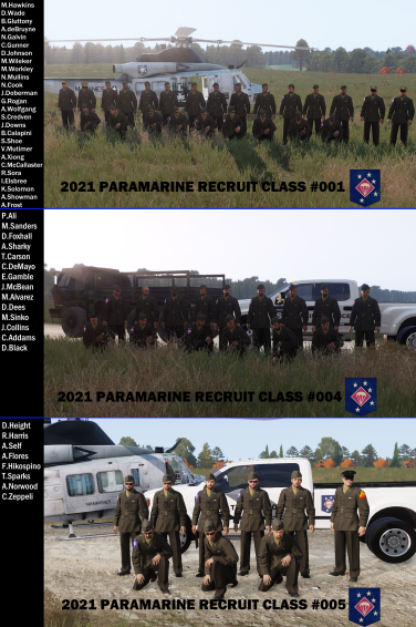 paramarines's tweet photo. @Arma3official Some photos of graduates of the PTF Recruit Training after completing their jump! https://t.co/5n2ZICjXCF